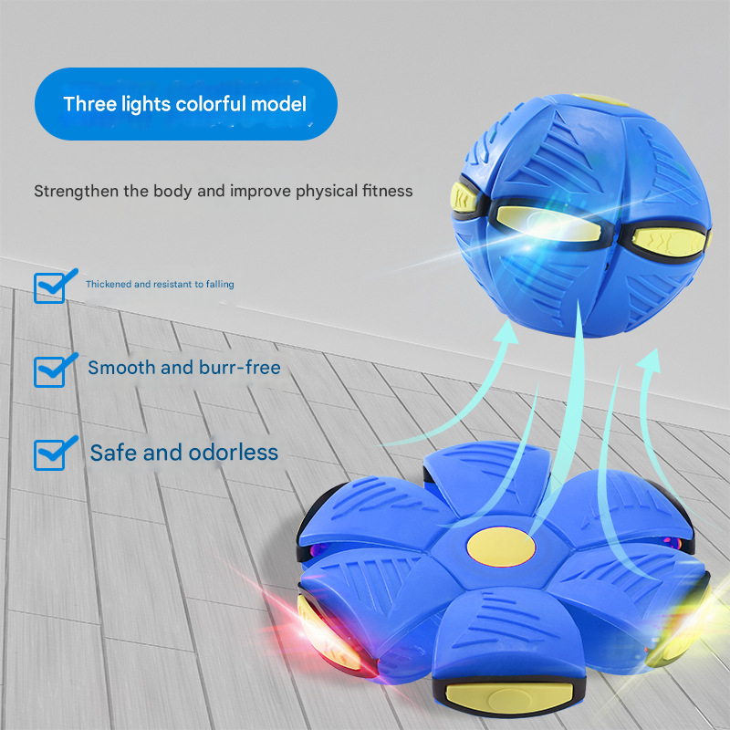 Magic Flying UFO Ball Toy for Kids – Light Up Music Outdoor Play Ball 1 sku afrylo 0060 00